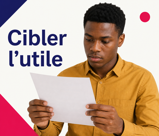 Candidat ciblant les informations utiles d'un texte du TCF