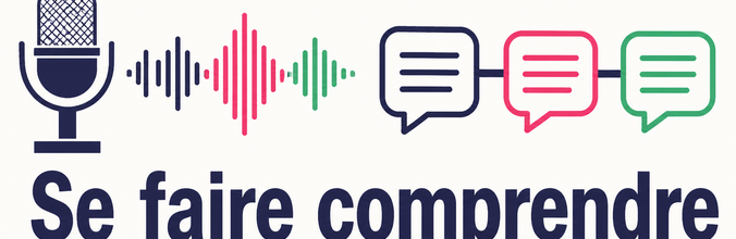 Microphone et échanges illustrant une parole compréhensible