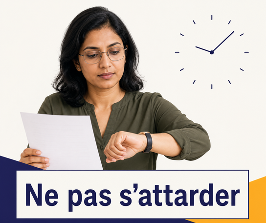 Candidate répartissant son temps de lecture sans s'attarder